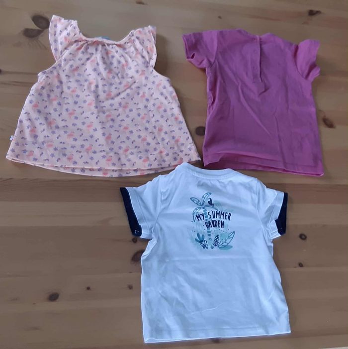 Lot de 3 t-shirts 12 mois - photo numéro 2