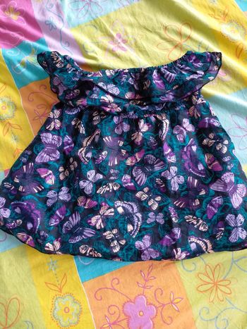 Bustier motif papillon