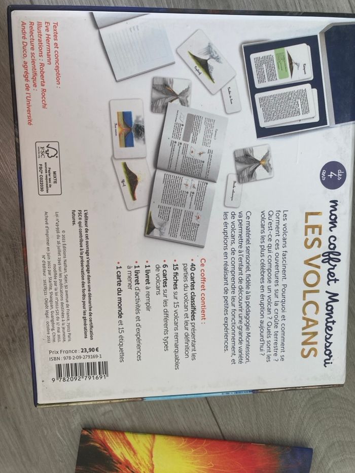 Mon coffret montessori LES VOLCANS - photo numéro 5