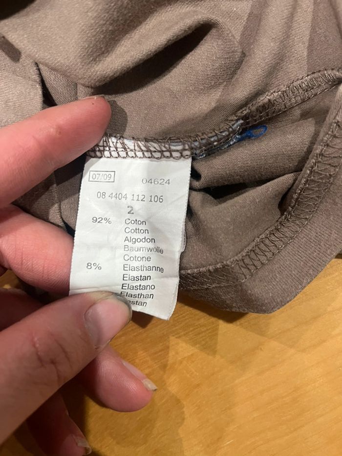 Pull col roulé marron bébé fille 2 ans - photo numéro 3