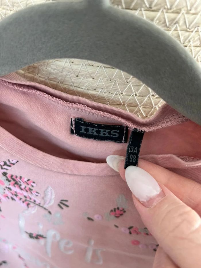 Haut rose - IKKS - 3 ans (98 cm ) - photo numéro 3