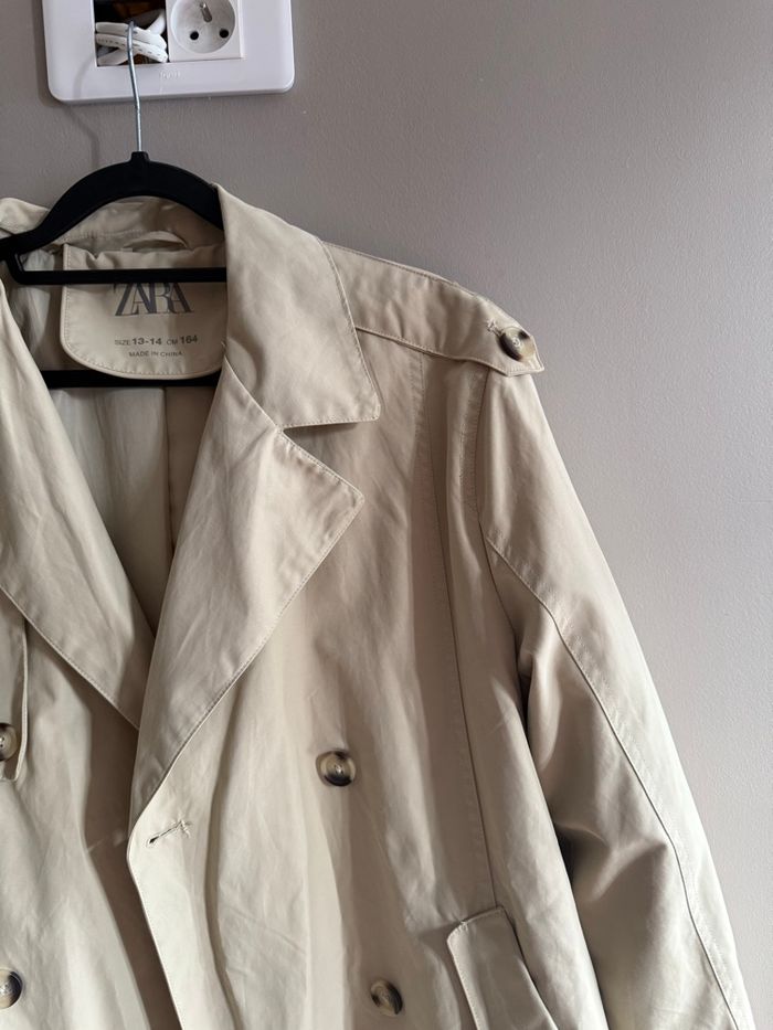Trench long à ceinture fille - photo numéro 3