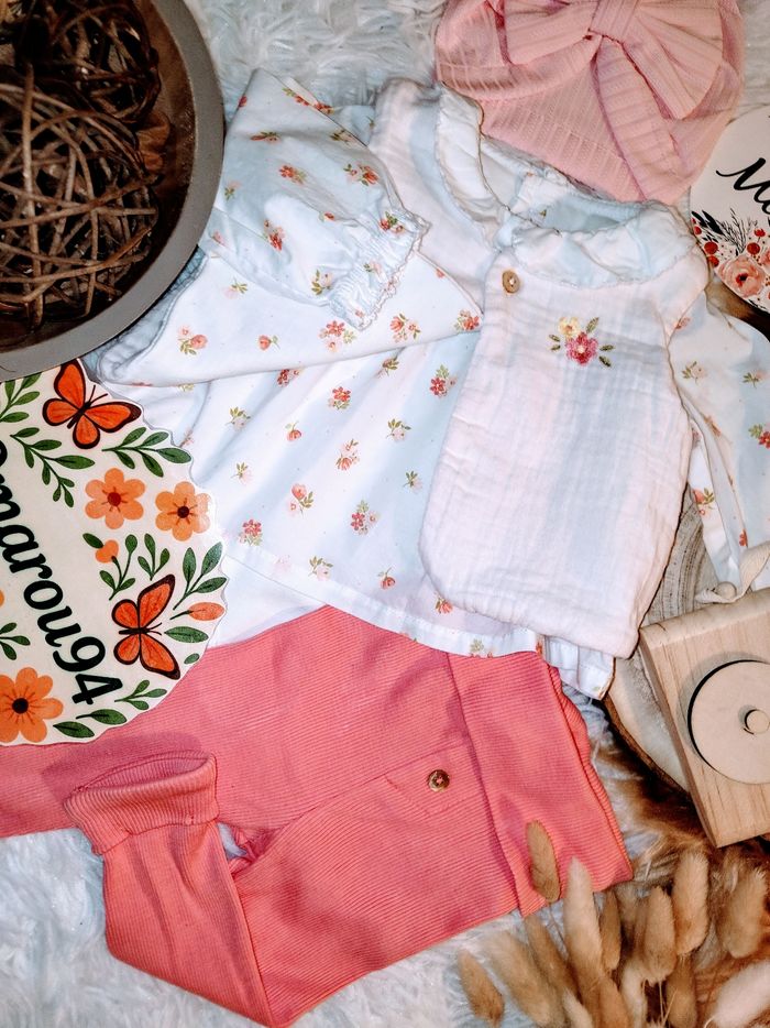 Ensemble complet 4 pièces sergent major fille 3 mois 🎀 - photo numéro 2