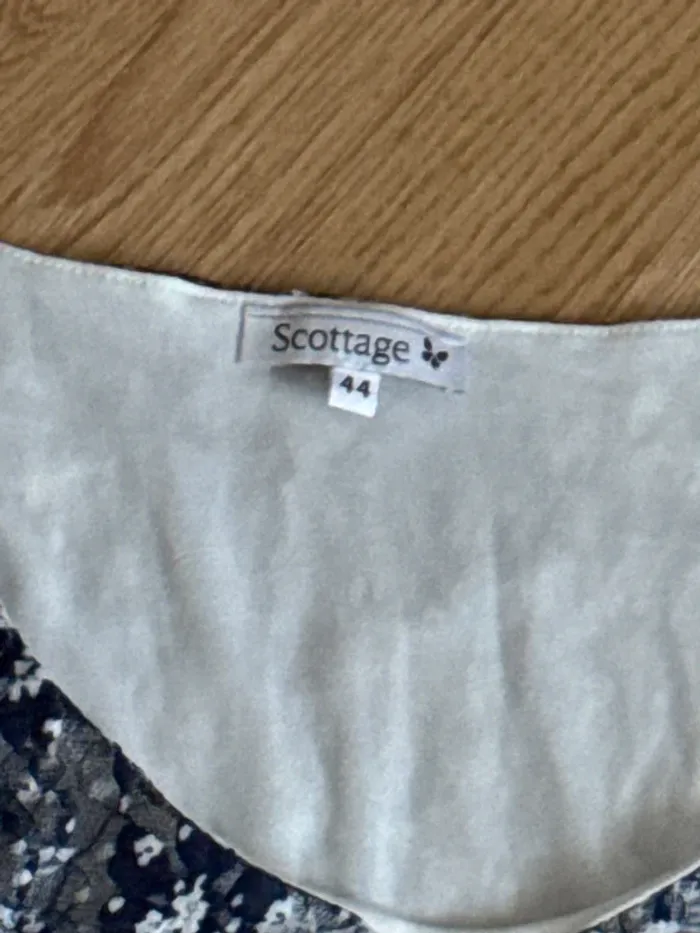 Robe scottage bleu et blanche 44 - photo numéro 6