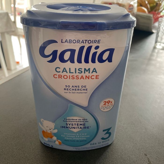 Lait gallia Calisma croissance 3