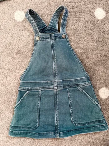 Petit Bateau - Robe Salopette Jean Taille 4 ans