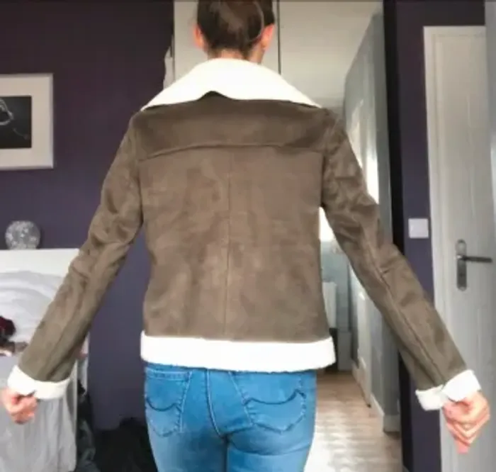 Veste kaki molletonnée - photo numéro 4