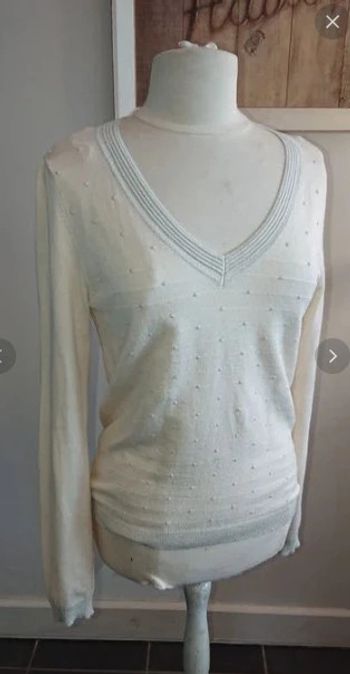 Pull ecru vero moda t 36