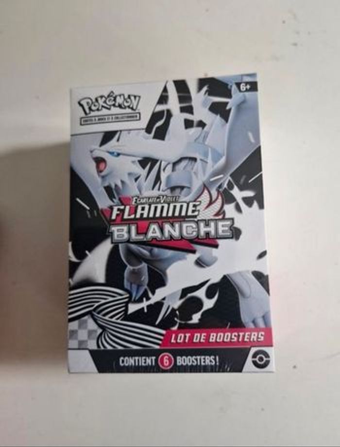 Bundle 6 boosters Pokémon EV 10.5 Flammes Blanches