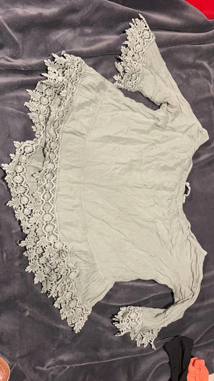 Haut manches 3/4 taille L