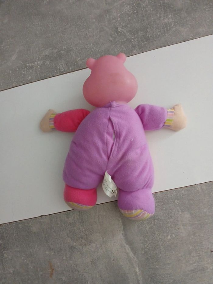 Peluche vintage hippopotame - photo numéro 2