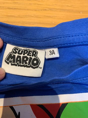 T shirt Mario 3 ans