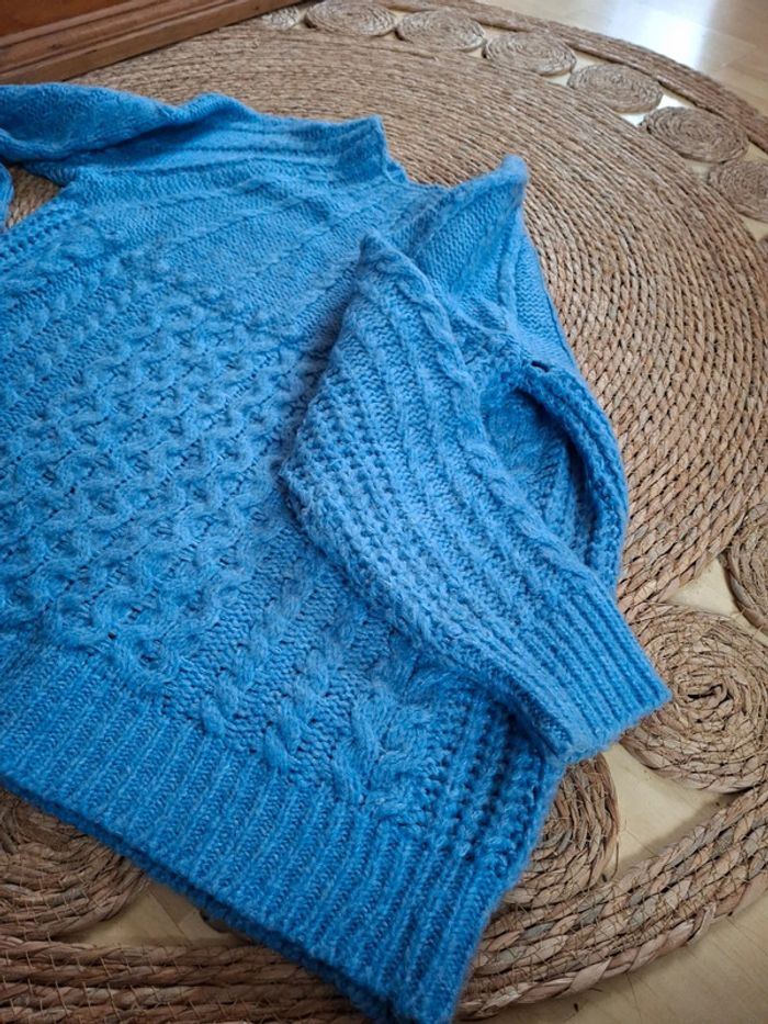 Pull bleu lavande Mango L - photo numéro 6