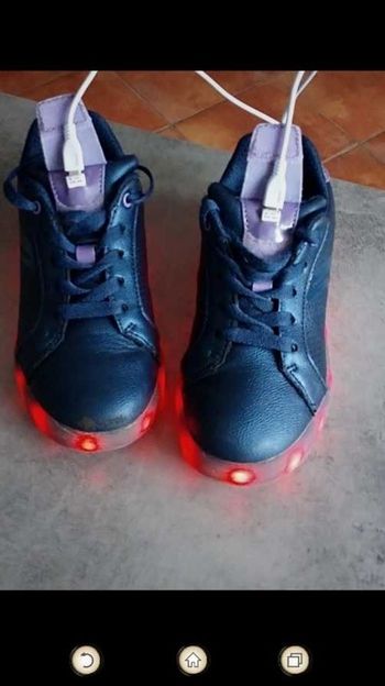 Basquettes lumineuse geox unisexe