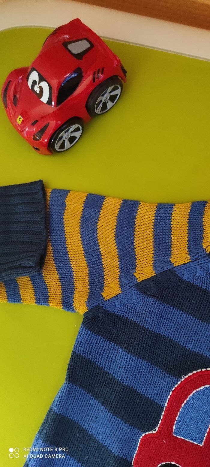 Pull voiture Tissaia 3 mois - photo numéro 4