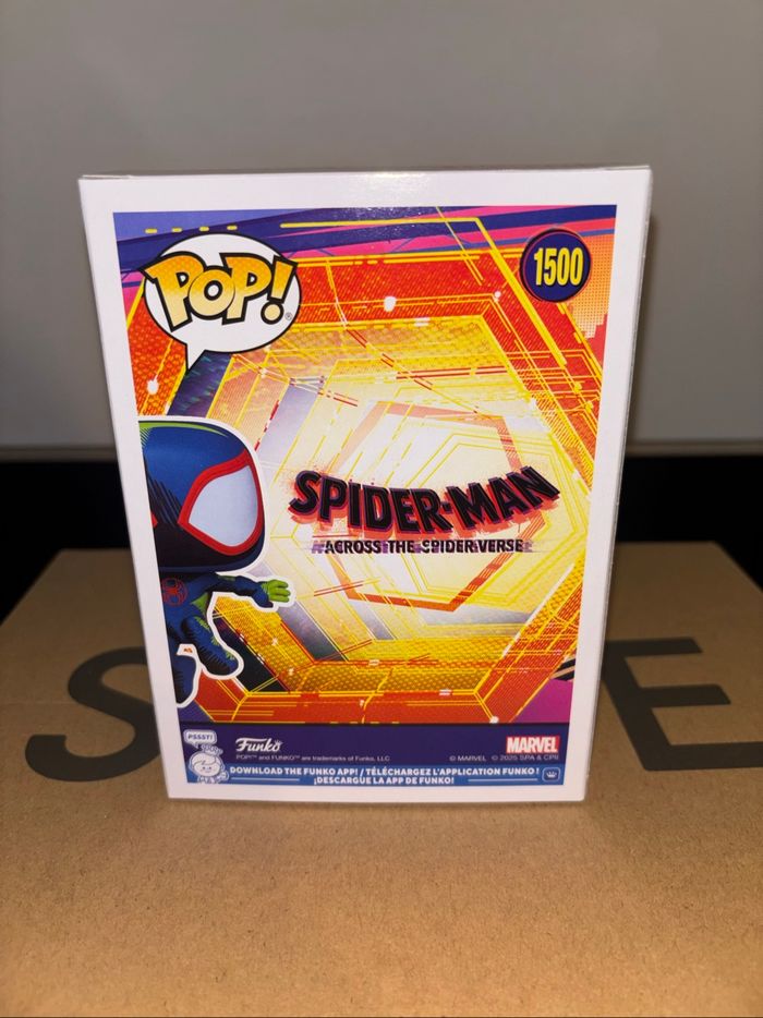 Funko Pop Spider-Man (Miles Morales) (Deco) #1500 Limited Edition Elite 7500 Pcs - photo numéro 3