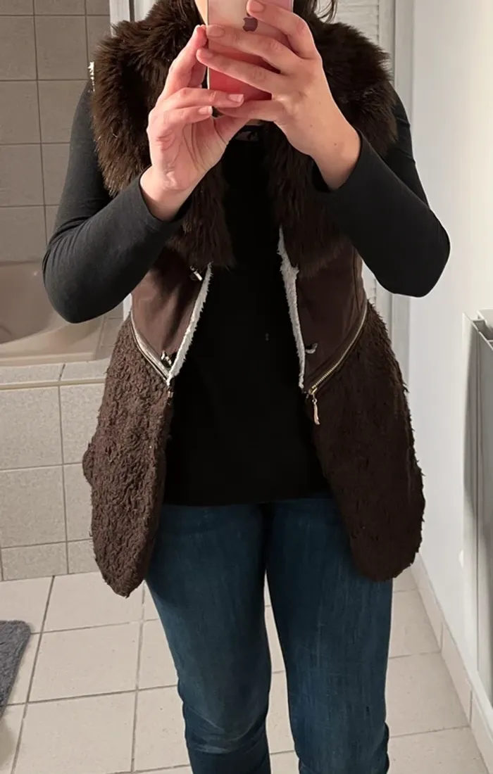 Jolie veste sans manches - transformable - taille 36 - photo numéro 6
