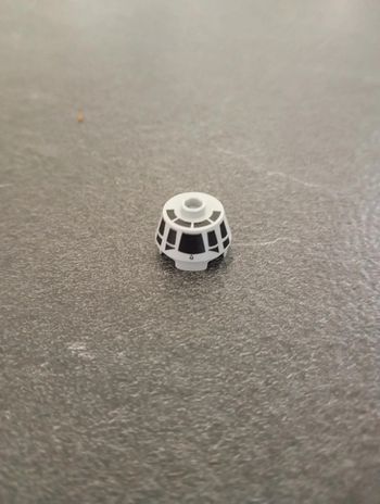 Cone 2×2 truncated with black millennium Falcon cockpit patt.