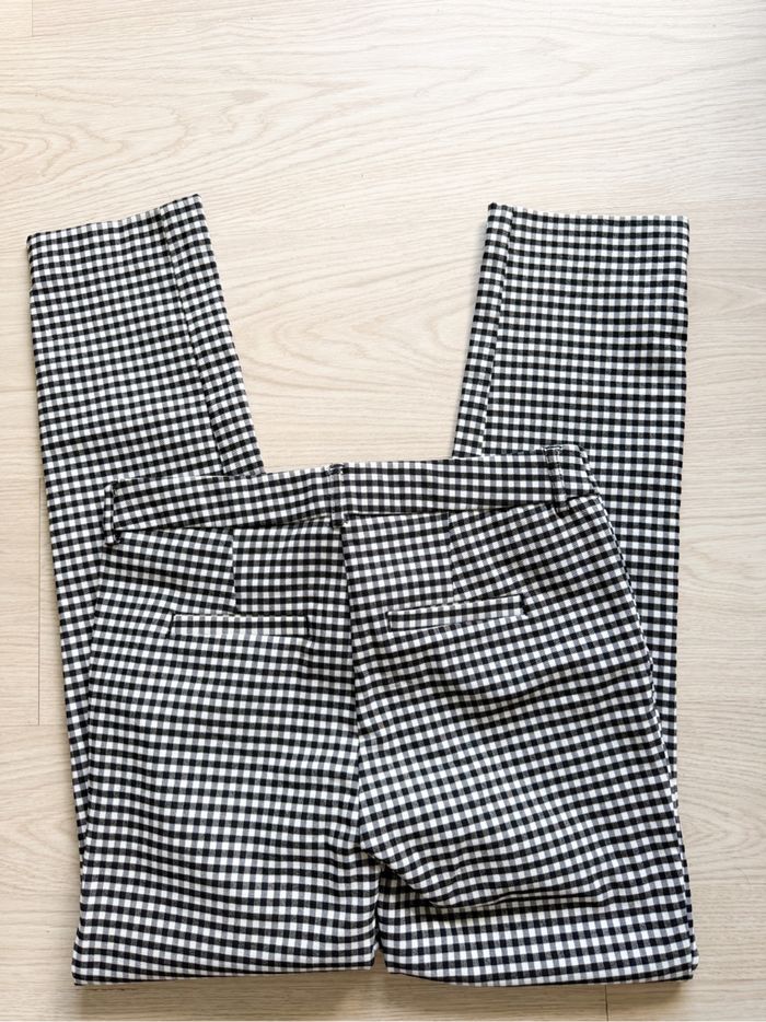 Pantalon à carreaux noir blanc  amisu taille 38 M - photo numéro 3