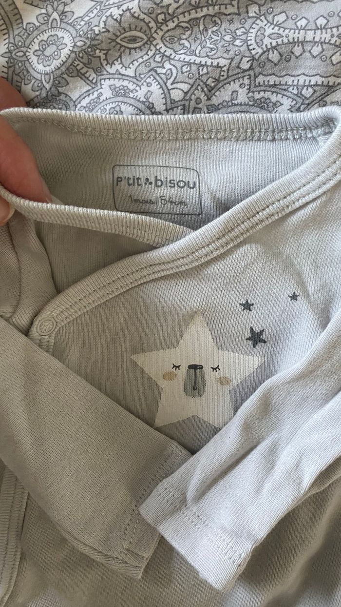 Lot 2 bodies manches longues - photo numéro 3