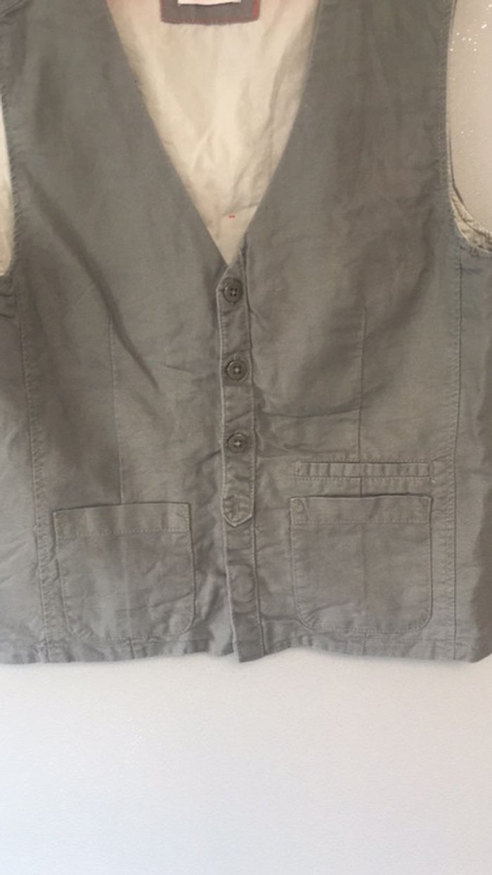 Gilet gris Okaidi - photo numéro 2