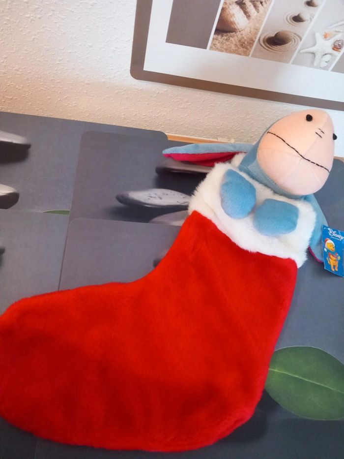 Peluche bourriquet chaussette de Noël - photo numéro 5