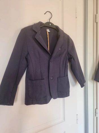 Veste blazer 3 pommes bleu marine 4/5ans