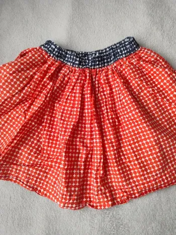 Jupe courte en 100% coton