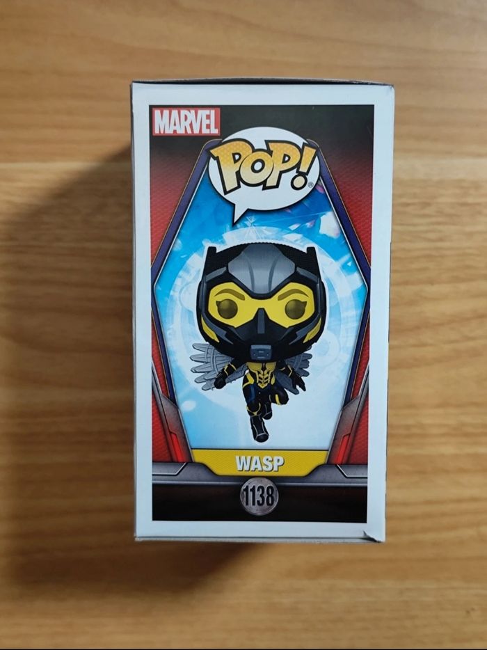 Lot 2 Funko Pop Wasp 1138 (Ant-Man Quantumania) & Janet Van Dyne Unmasked 347 (Ant-Man And The Wasp) - photo numéro 9