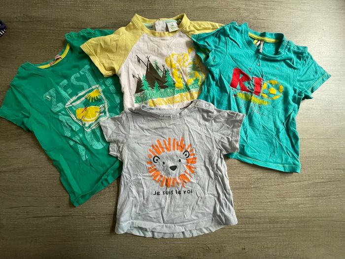 Lot de t-shirts 18mois