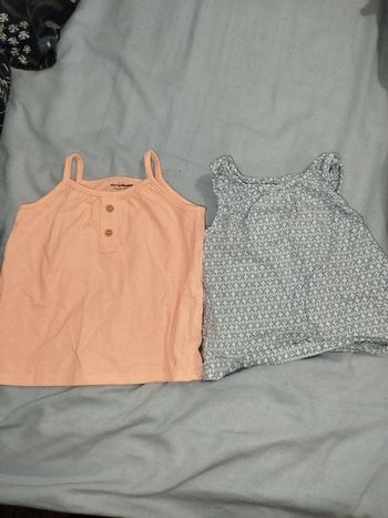 2 débardeurs été 6 mois