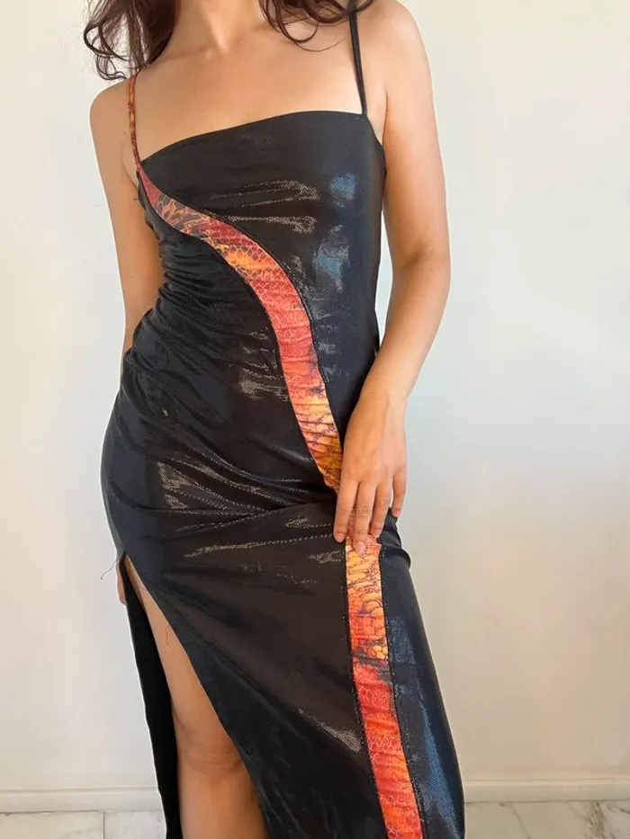 Robe vintage y2k de soirée taille S 🍊 - photo numéro 7