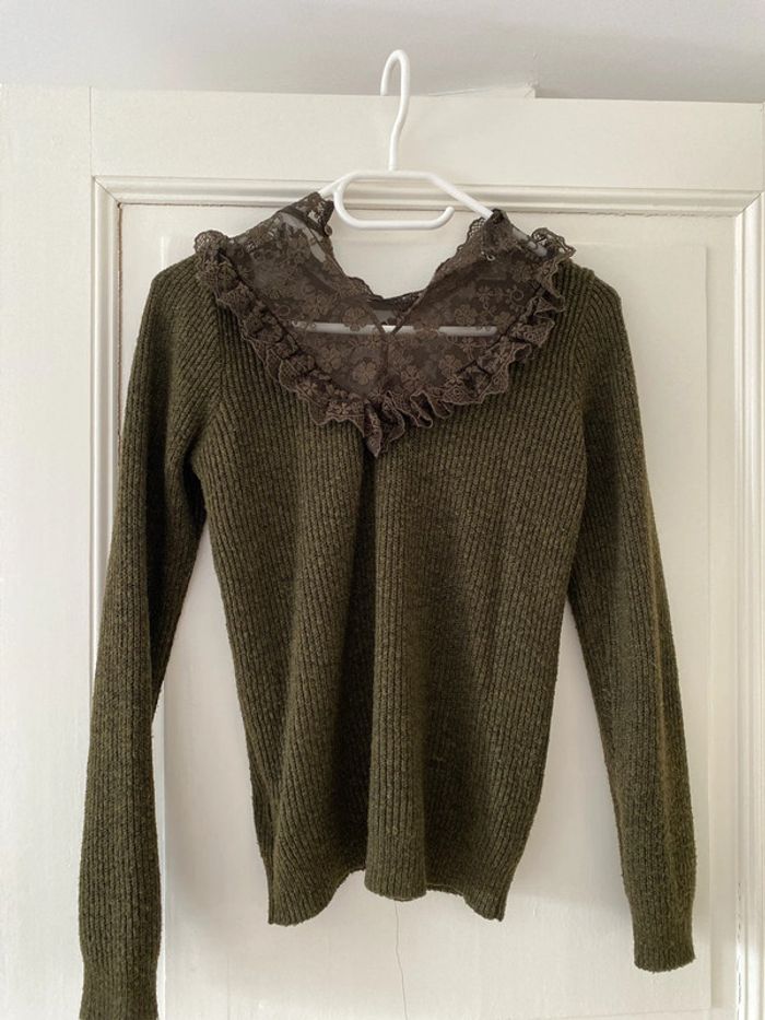 Pull kaki cache cache - photo numéro 4