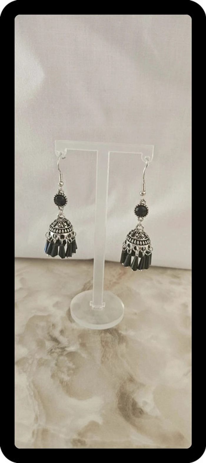 Boucles d’oreilles femmes en acier inoxydable - photo numéro 2