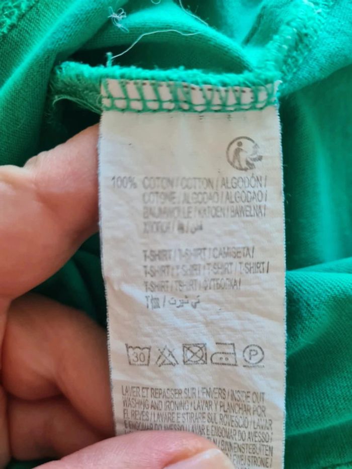 T-shirt été vert taille 12 ans - kiabi - photo numéro 5