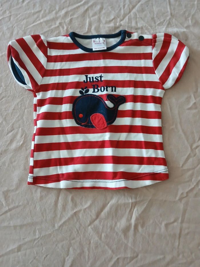 Tee-shirt manches courtes 6-9 mois - photo numéro 2