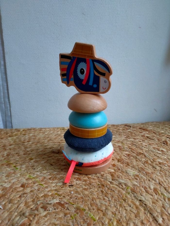 Tour a empiler Ignace l'âne Lilliputiens - photo numéro 3