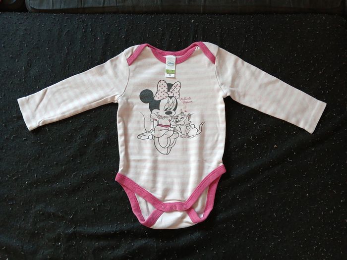 Lot de 2 bodies minnie 18 mois fille - photo numéro 2