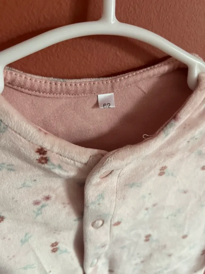 Pyjama velour Zeeman sans pied - photo numéro 4