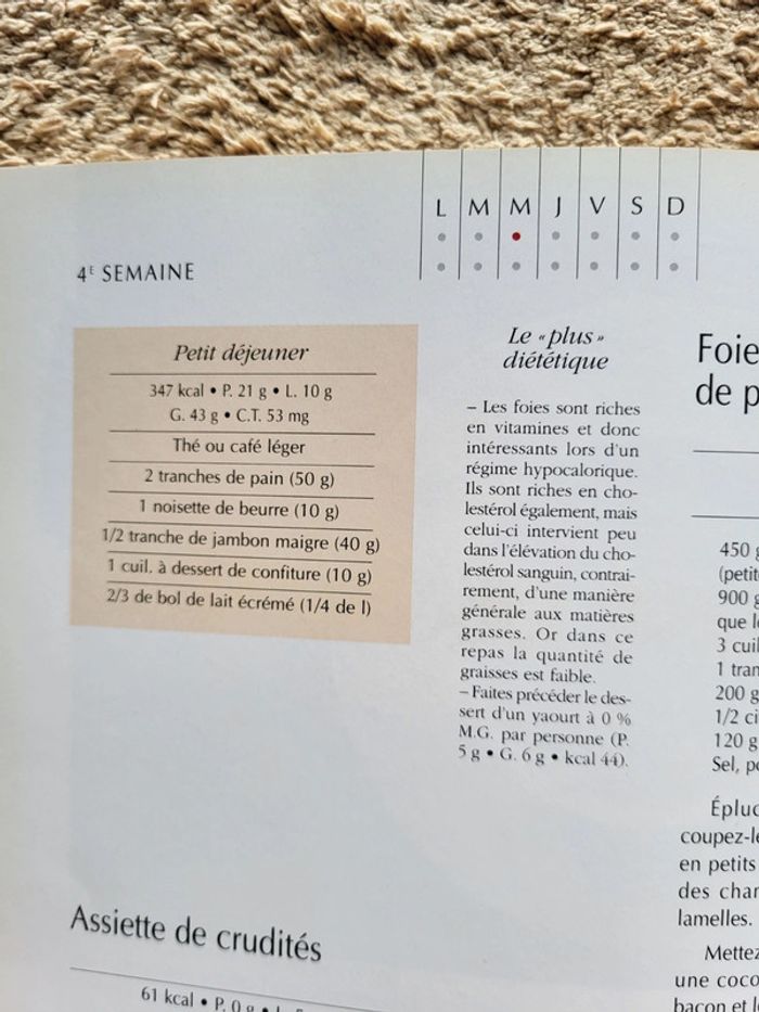 Livre Un régime de gourmand de Brigitte Cabrol - Programme minceur - photo numéro 14