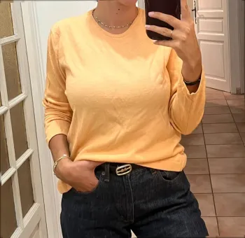 Superbe pull vintage en laine50%- taille M - quasi neuve