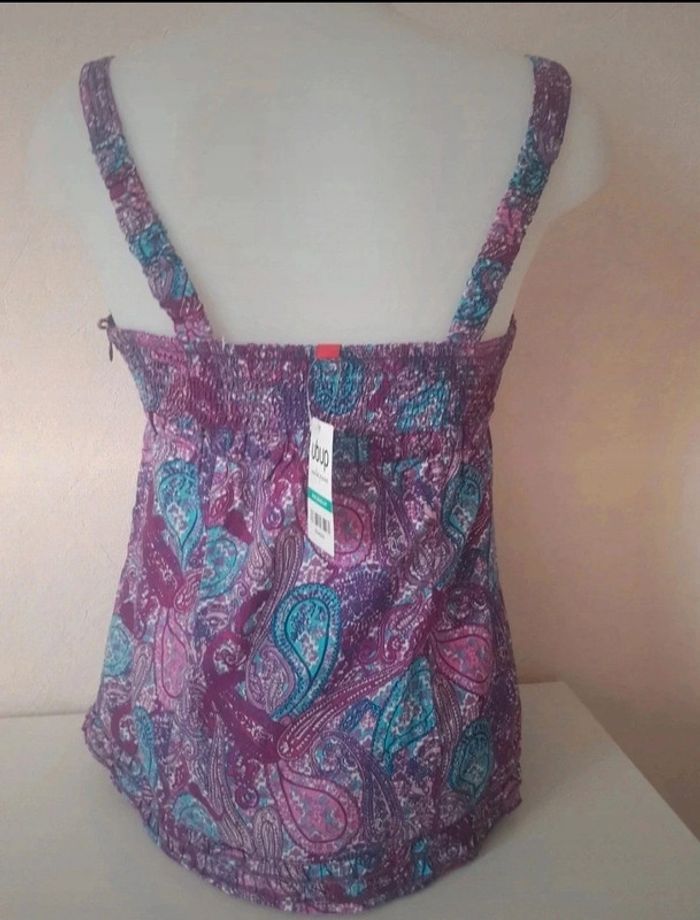 Haut été imprimé 💜 taille S, marque Esprit edc - photo numéro 7