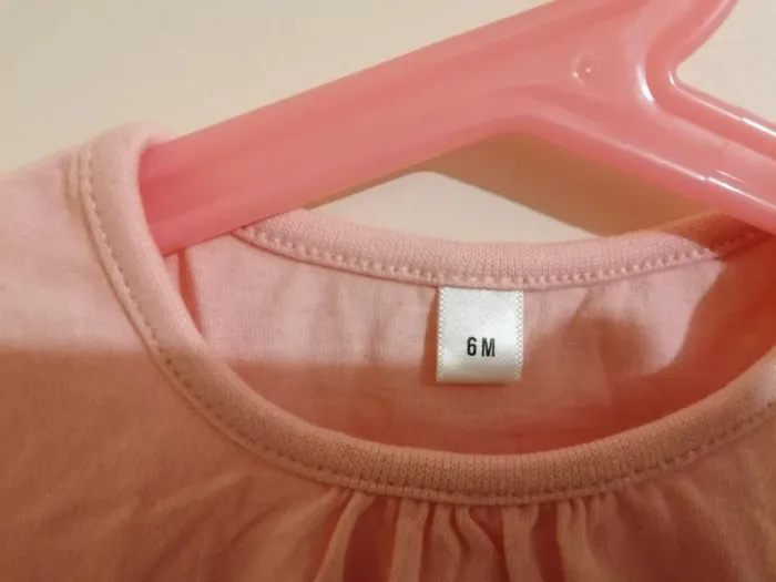 Lot tee-shirt fille manches longues 6 mois gémo - photo numéro 8