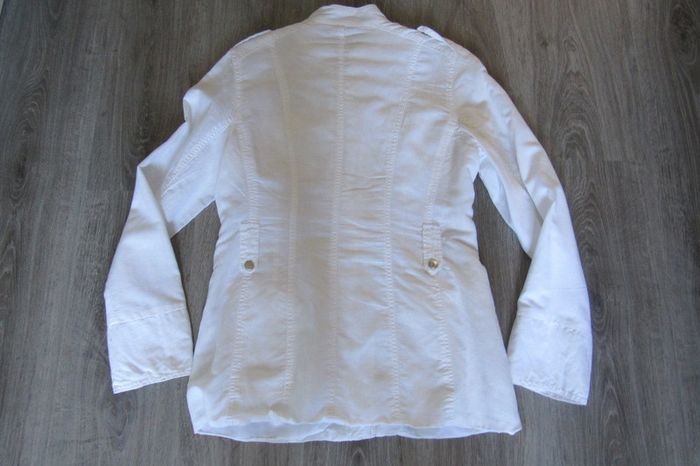 VESTE DOUBLÉE BLANCHE - TAILLE L - n°01 - photo numéro 2