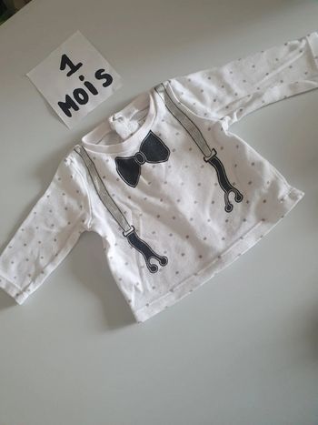 Maillot t-shirt 1mois