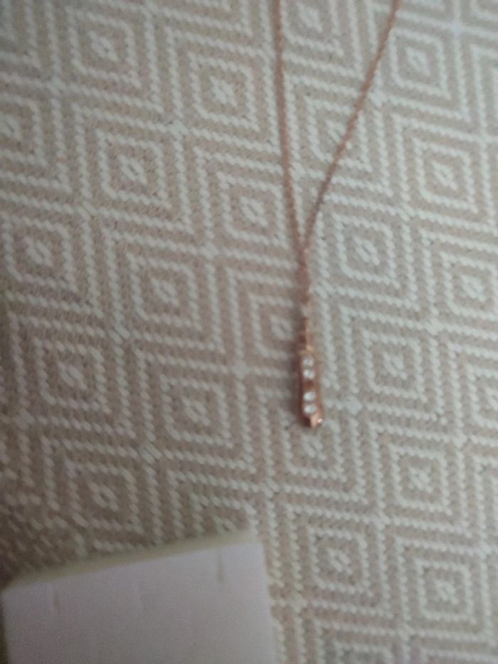 Collier rosé eco bouteille tupperware Swarovski - photo numéro 4