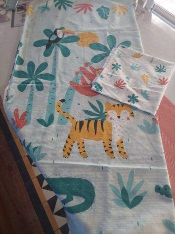 Parure lit évolutif vertbaudet jungle savane safari