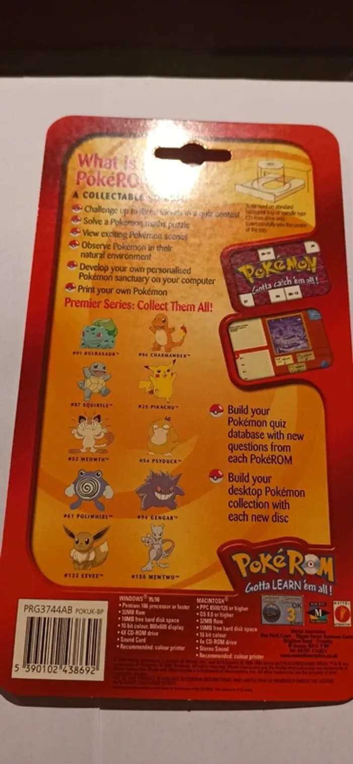 Jeu pokemon PC pokerom psykokwak psyduck - photo numéro 2