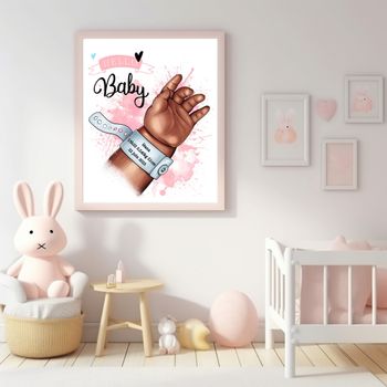 affiche naissance personnalisé