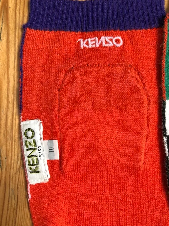 Ensemble poncho - bonnet - écharpe Kenzo - photo numéro 4